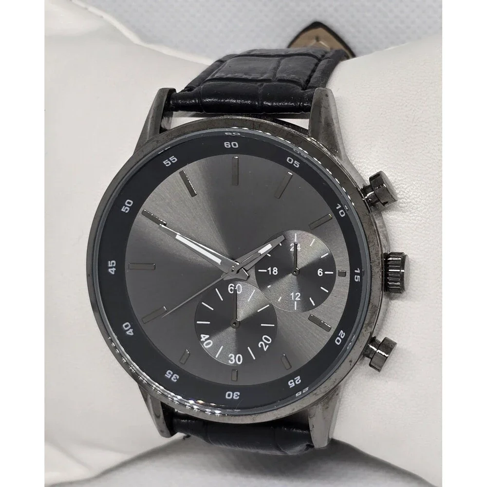 ALDO S-7978 Men's Black Classic Round Watch 14 - Picture 2 of 8